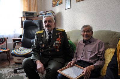 Ветерану-пограничнику исполнилось 98 лет
